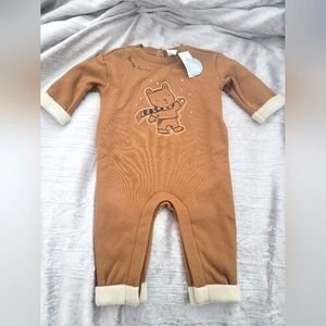 (NWT) Baby Gap Fleece lined onsie 3-6 months